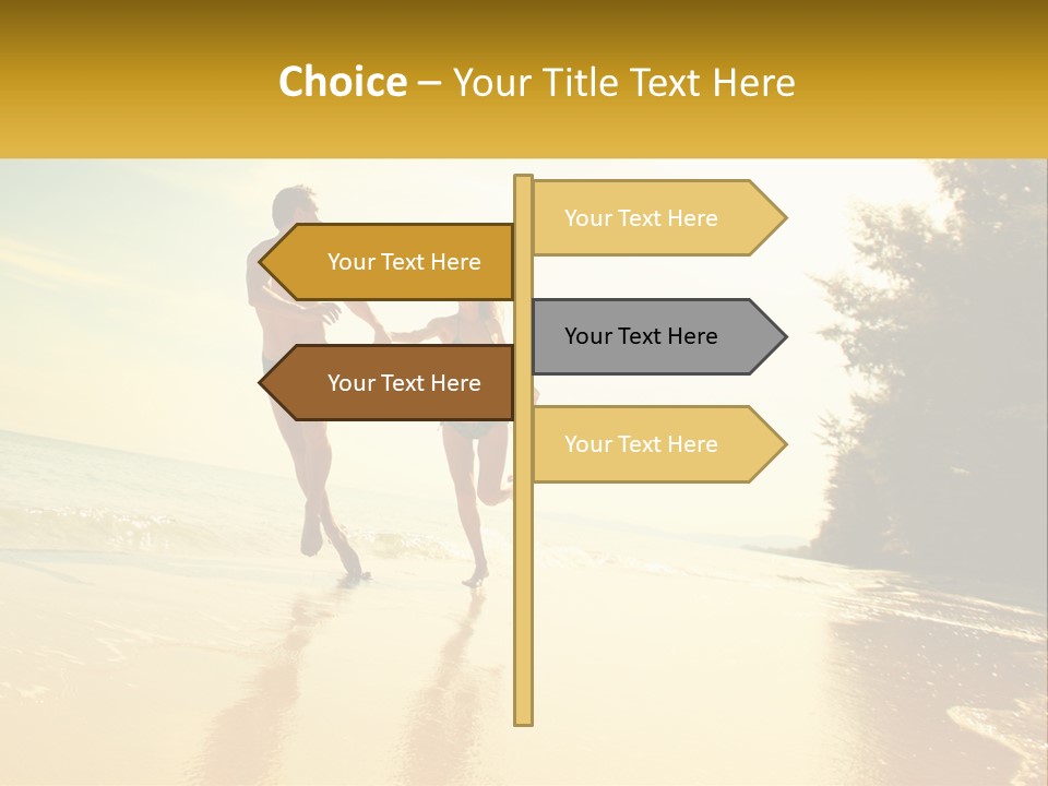 Coastal Sunrise Lifestyle PowerPoint Template