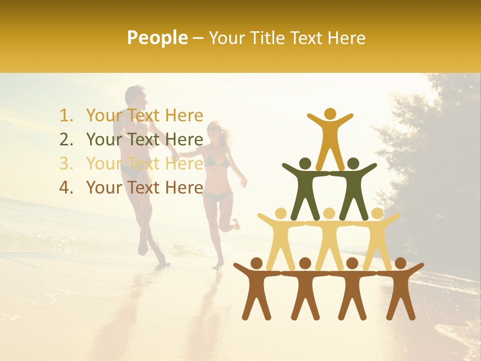 Coastal Sunrise Lifestyle PowerPoint Template