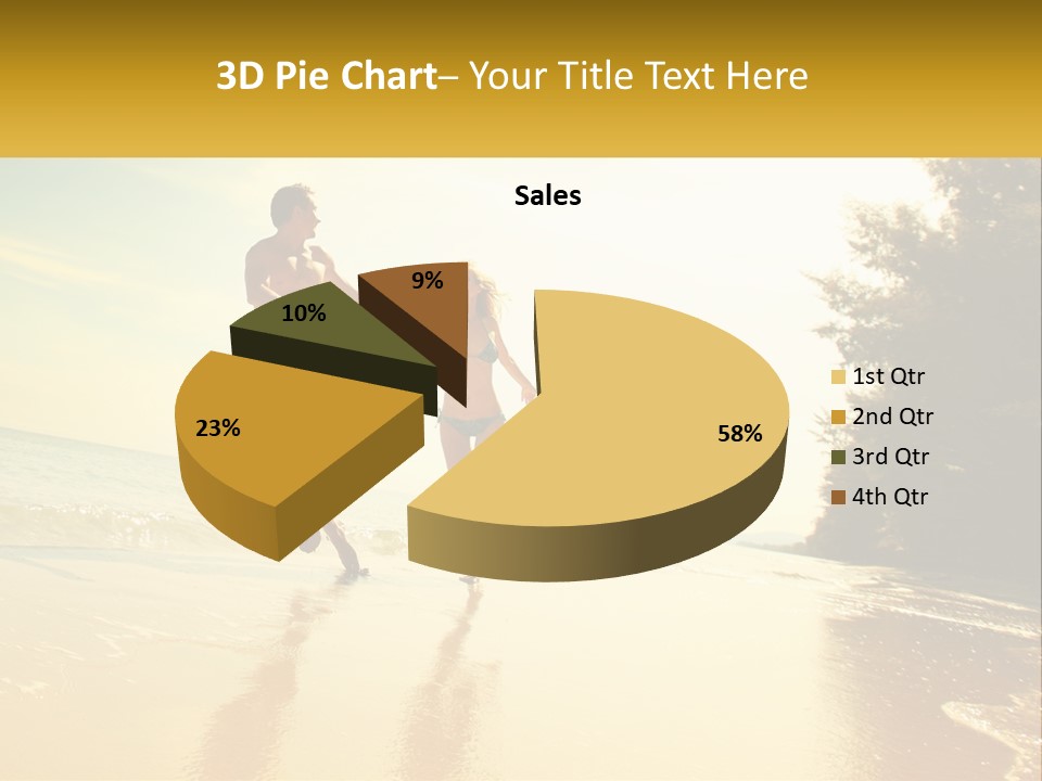 Coastal Sunrise Lifestyle PowerPoint Template