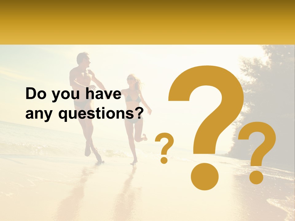 Coastal Sunrise Lifestyle PowerPoint Template