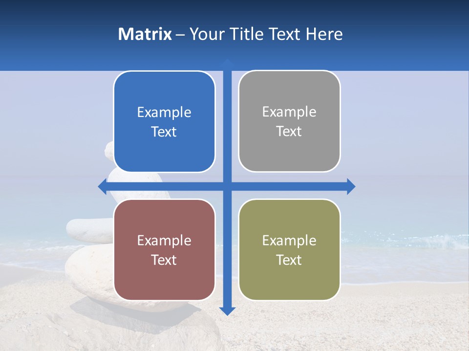 Sunrise Caucasian Wave PowerPoint Template