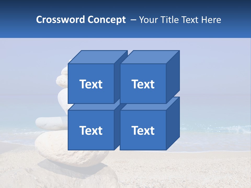 Sunrise Caucasian Wave PowerPoint Template