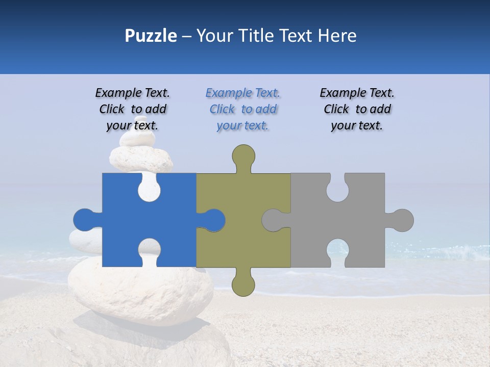 Sunrise Caucasian Wave PowerPoint Template