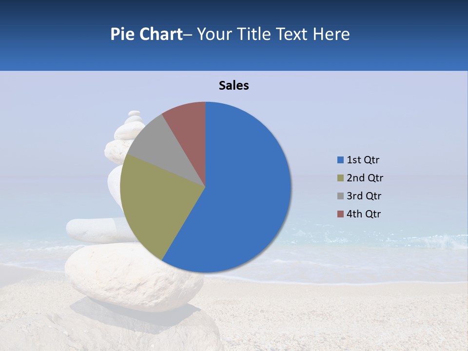 Sunrise Caucasian Wave PowerPoint Template