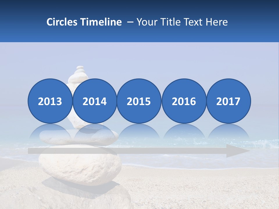 Sunrise Caucasian Wave PowerPoint Template