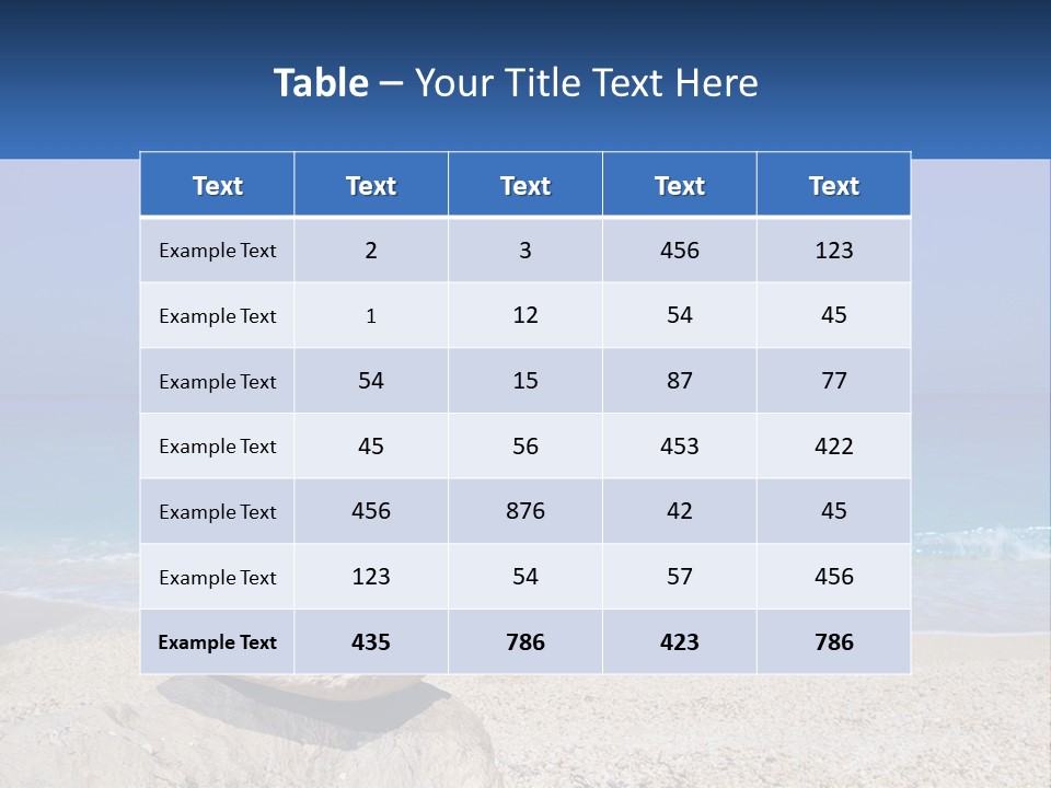 Sunrise Caucasian Wave PowerPoint Template