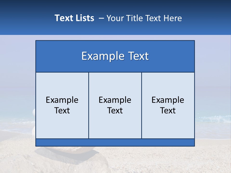Sunrise Caucasian Wave PowerPoint Template