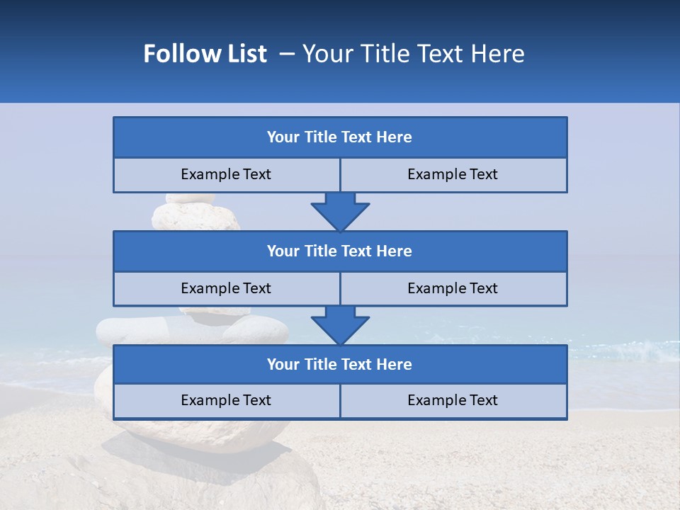 Sunrise Caucasian Wave PowerPoint Template