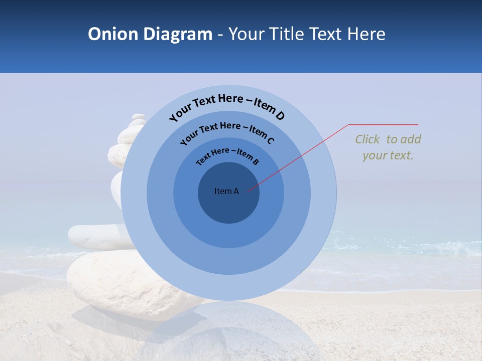 Sunrise Caucasian Wave PowerPoint Template