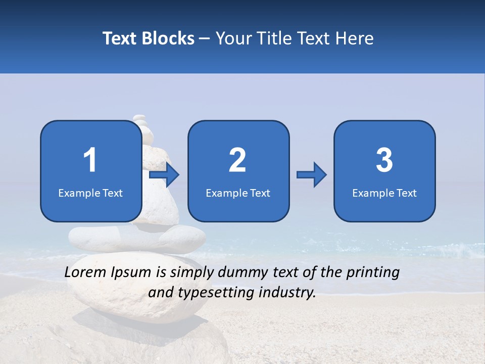 Sunrise Caucasian Wave PowerPoint Template