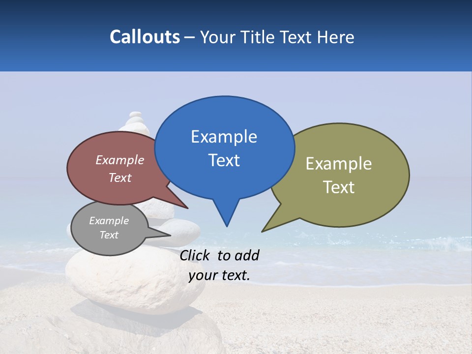 Sunrise Caucasian Wave PowerPoint Template