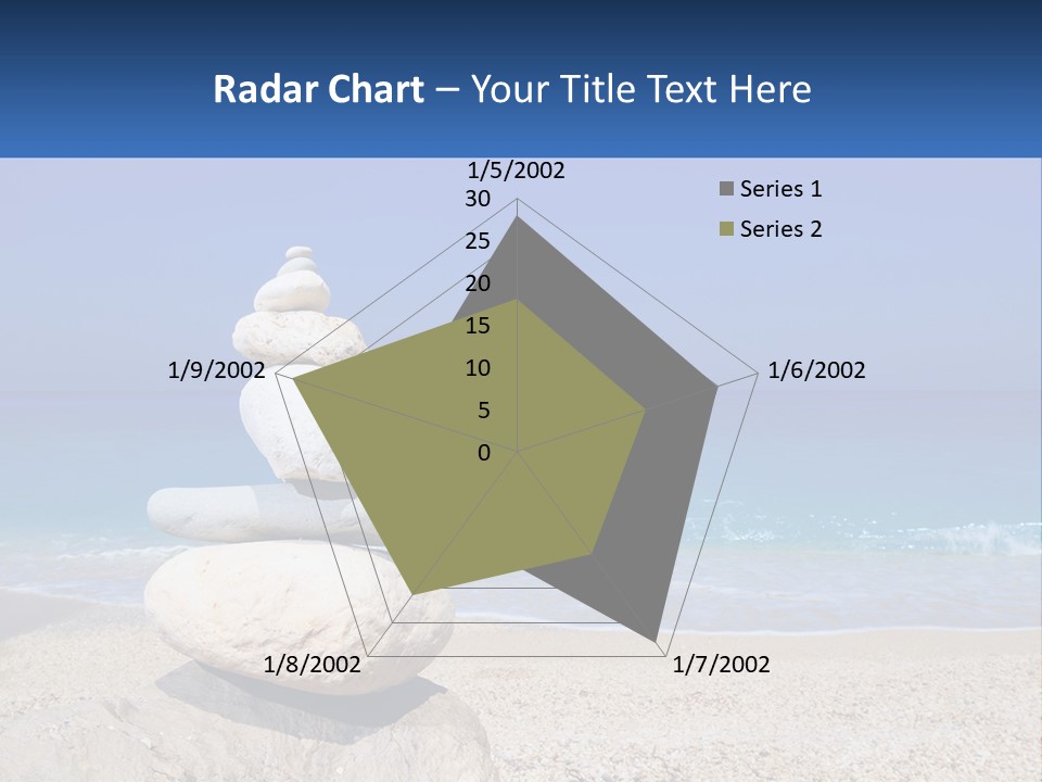 Sunrise Caucasian Wave PowerPoint Template