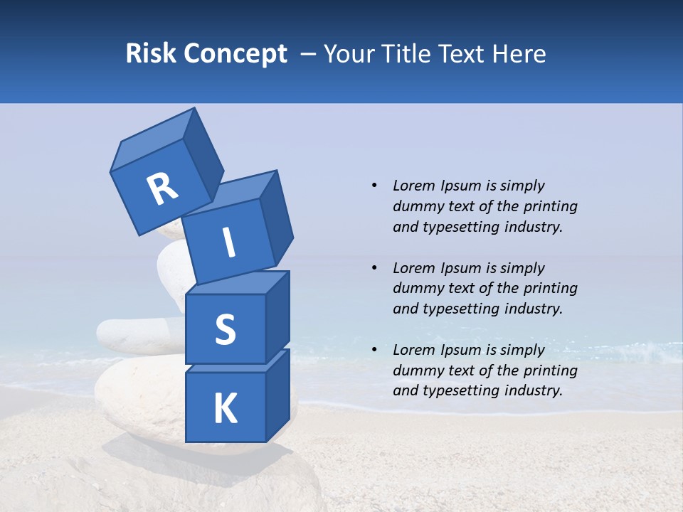 Sunrise Caucasian Wave PowerPoint Template