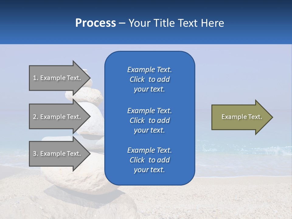Sunrise Caucasian Wave PowerPoint Template
