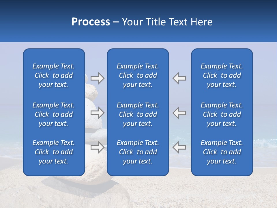 Sunrise Caucasian Wave PowerPoint Template