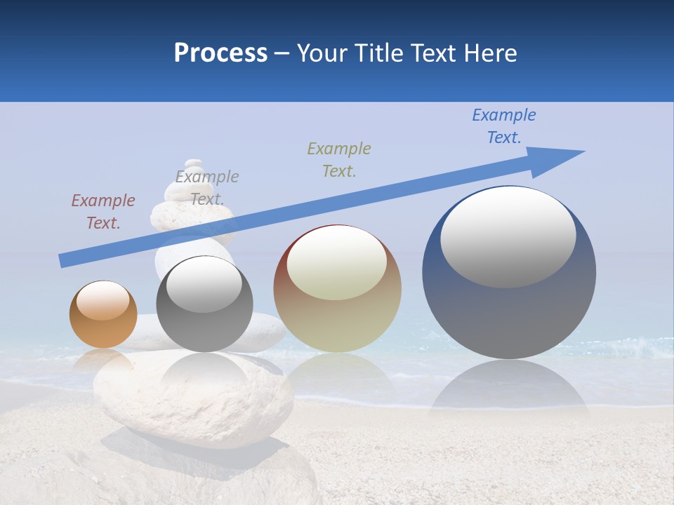 Sunrise Caucasian Wave PowerPoint Template