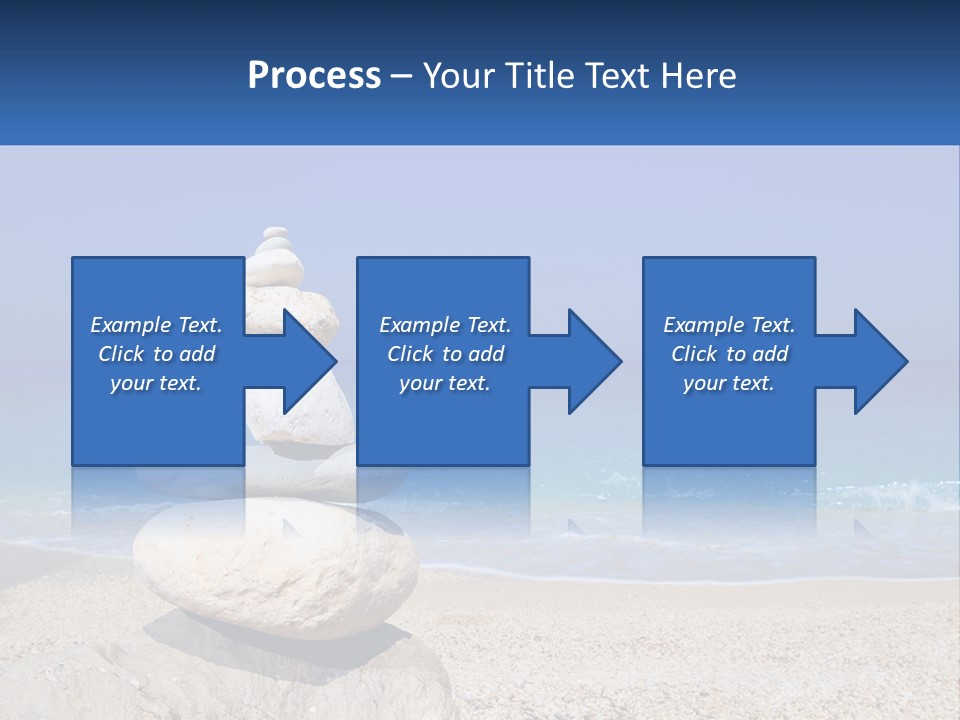 Sunrise Caucasian Wave PowerPoint Template