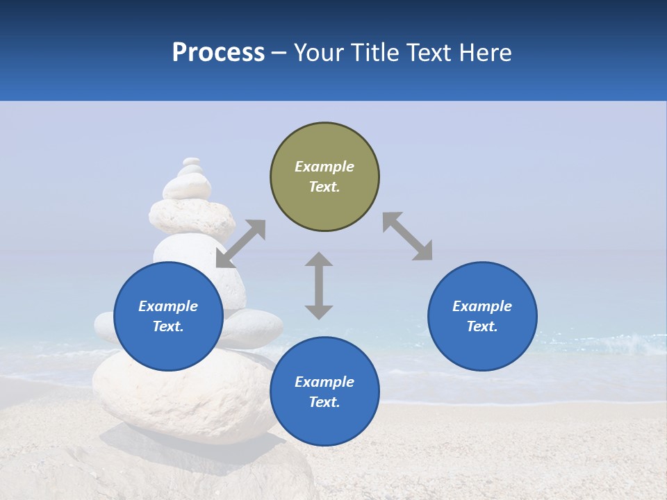 Sunrise Caucasian Wave PowerPoint Template