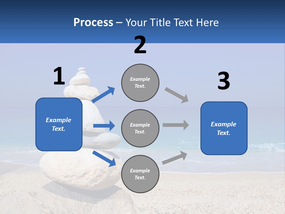 Sunrise Caucasian Wave PowerPoint Template