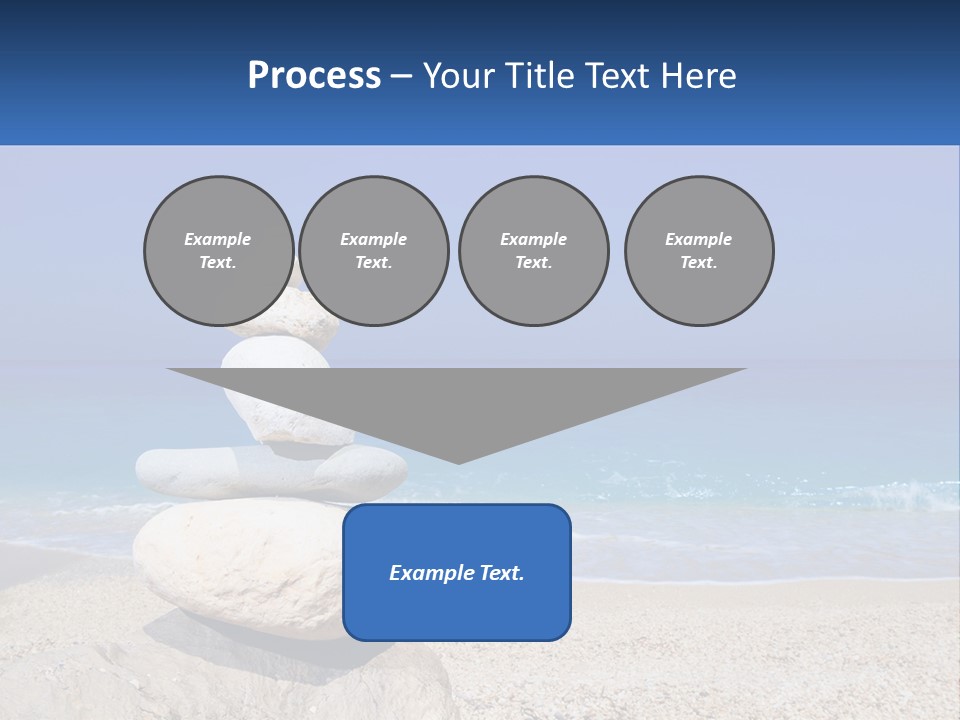 Sunrise Caucasian Wave PowerPoint Template