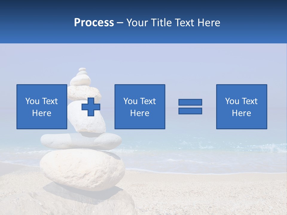Sunrise Caucasian Wave PowerPoint Template