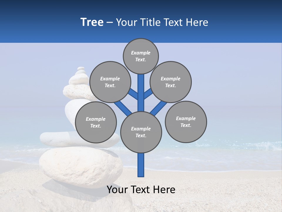 Sunrise Caucasian Wave PowerPoint Template