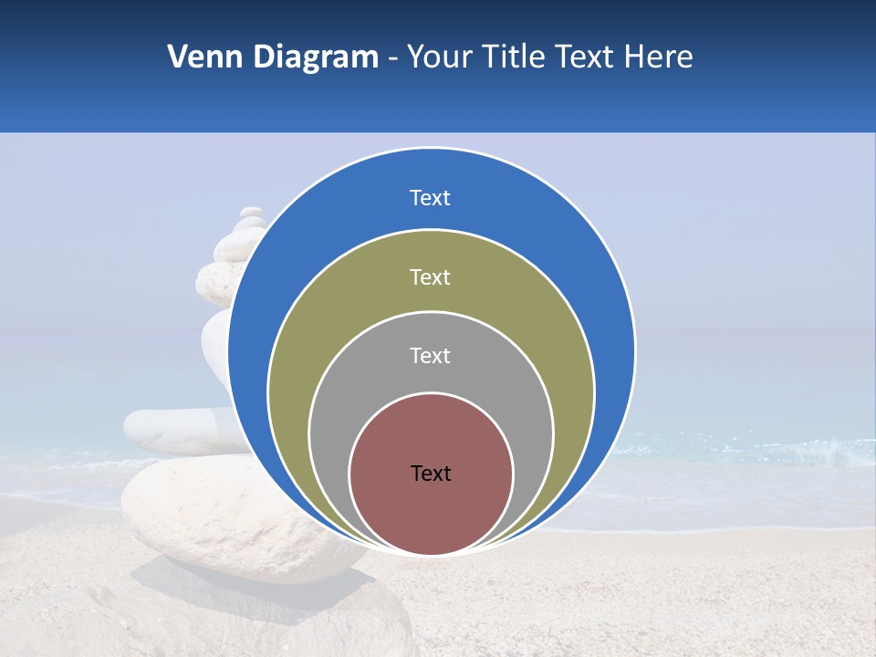 Sunrise Caucasian Wave PowerPoint Template