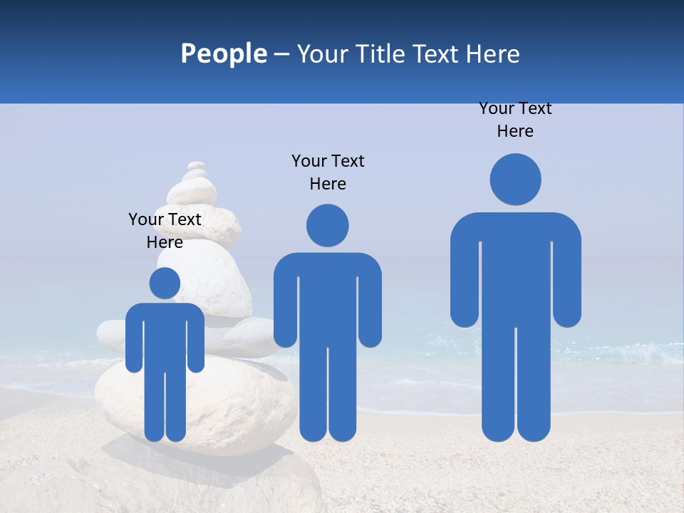 Sunrise Caucasian Wave PowerPoint Template