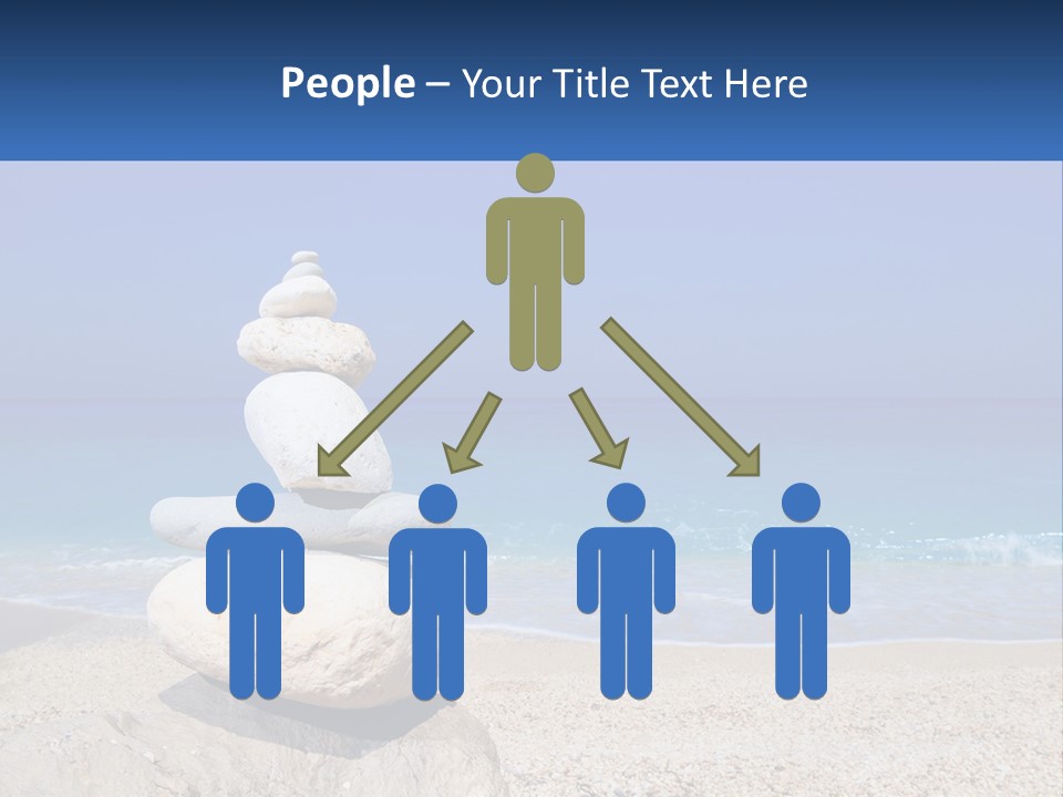 Sunrise Caucasian Wave PowerPoint Template