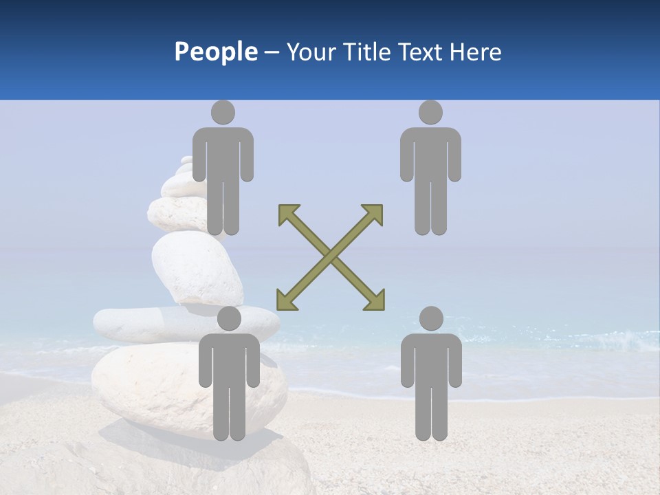 Sunrise Caucasian Wave PowerPoint Template