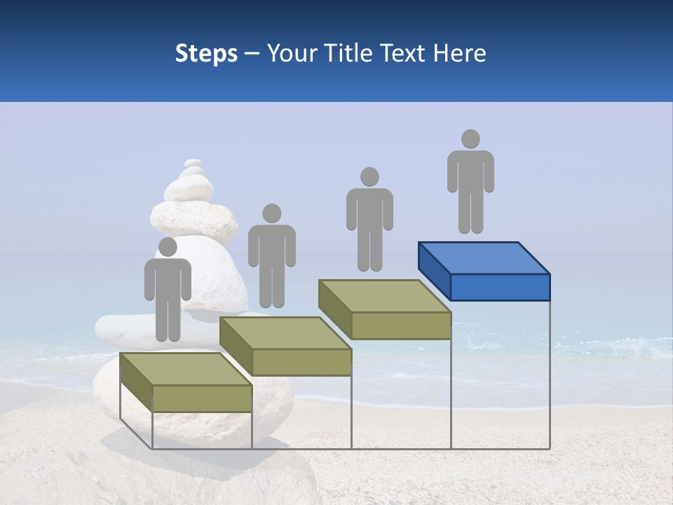 Sunrise Caucasian Wave PowerPoint Template