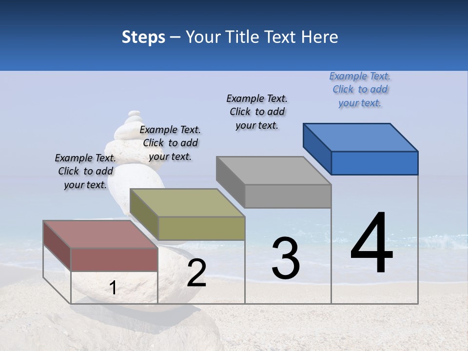 Sunrise Caucasian Wave PowerPoint Template