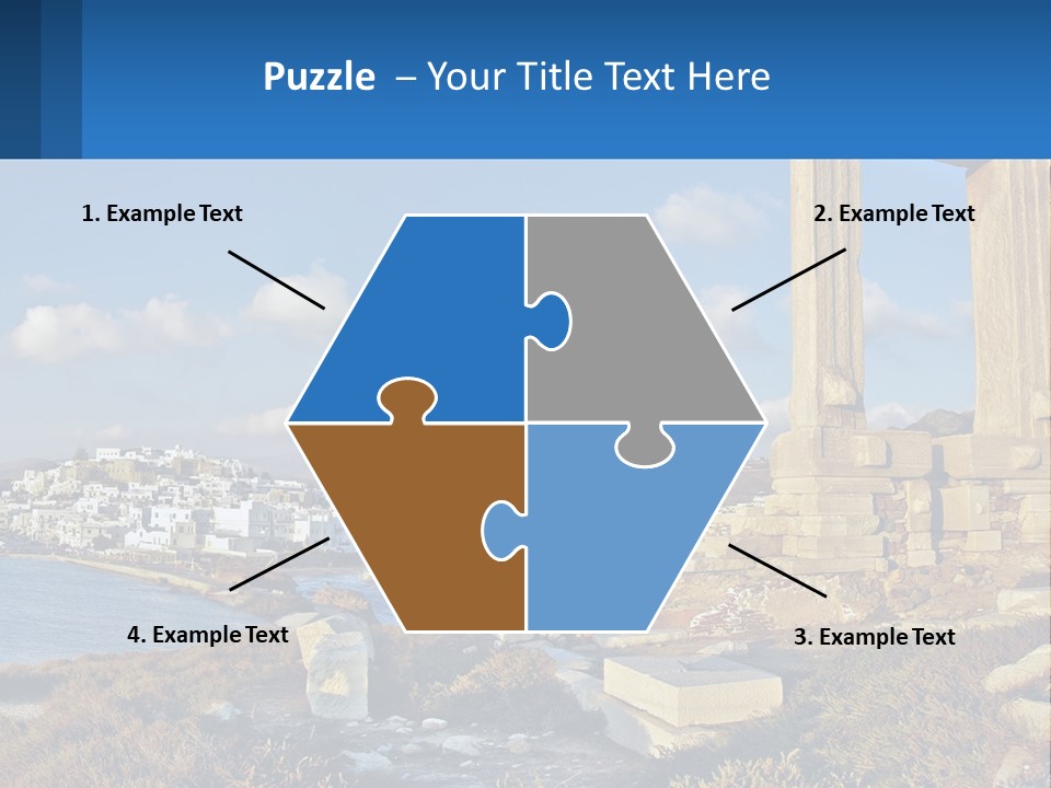 Ocean Sand Beach PowerPoint Template