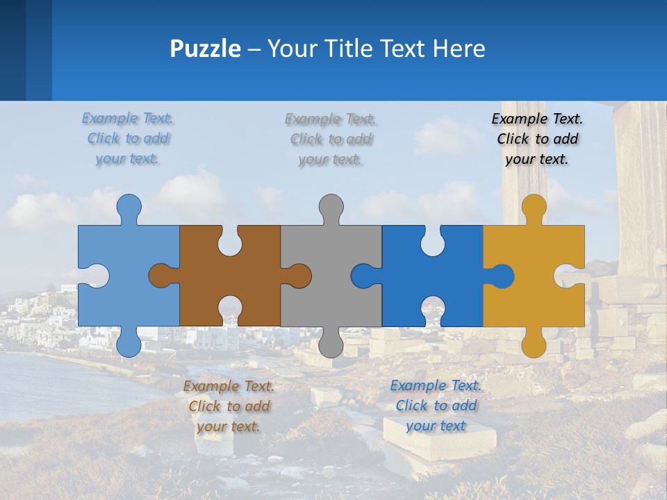 Ocean Sand Beach PowerPoint Template