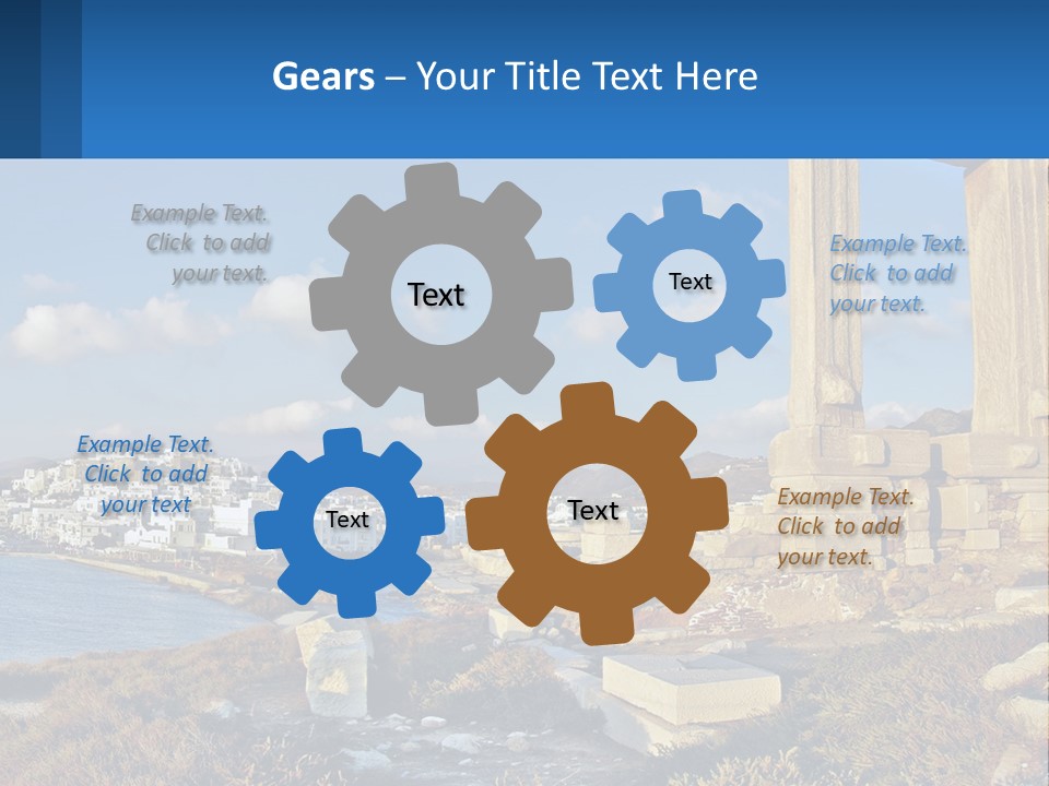 Ocean Sand Beach PowerPoint Template