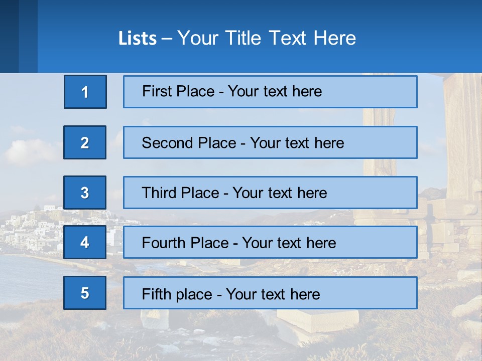 Ocean Sand Beach PowerPoint Template