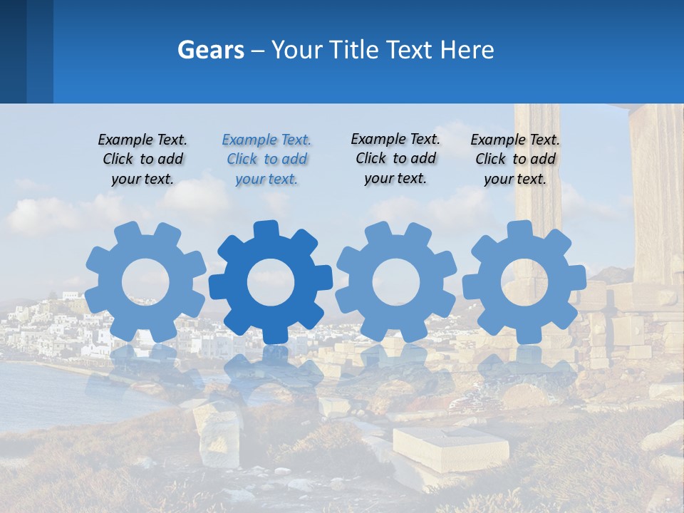 Ocean Sand Beach PowerPoint Template