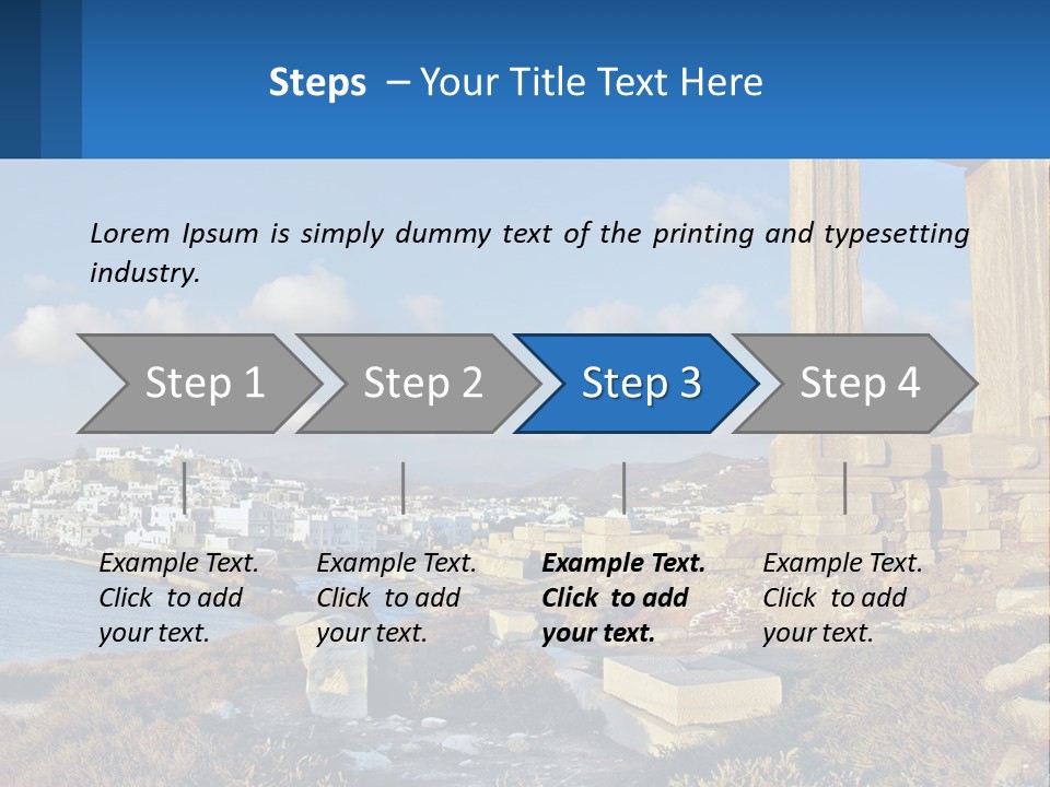 Ocean Sand Beach PowerPoint Template
