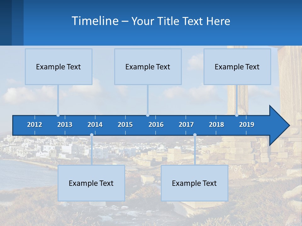 Ocean Sand Beach PowerPoint Template