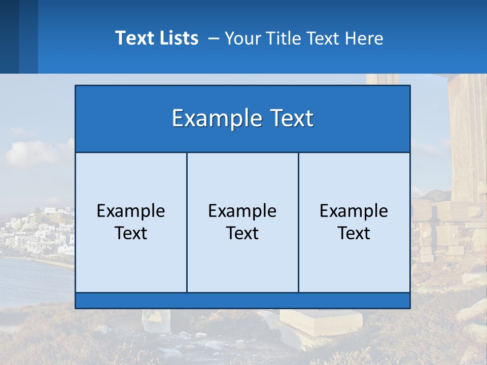 Ocean Sand Beach PowerPoint Template