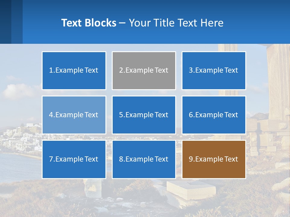 Ocean Sand Beach PowerPoint Template