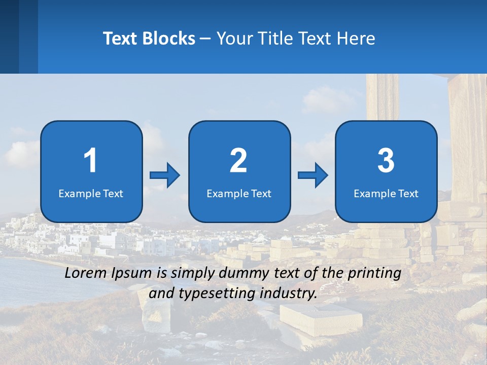 Ocean Sand Beach PowerPoint Template