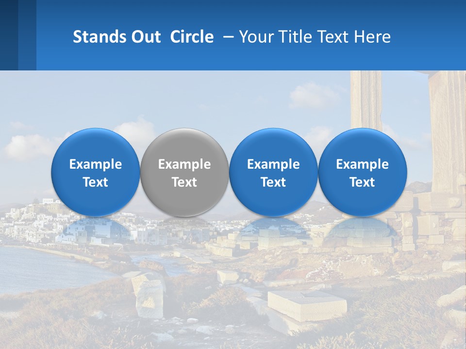 Ocean Sand Beach PowerPoint Template