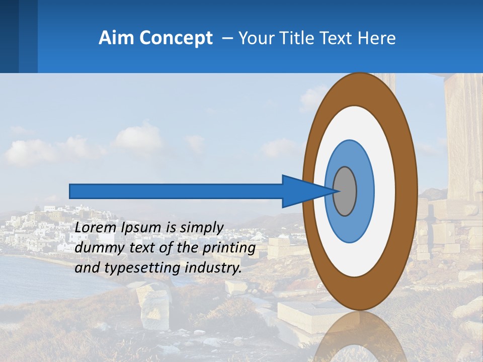 Ocean Sand Beach PowerPoint Template