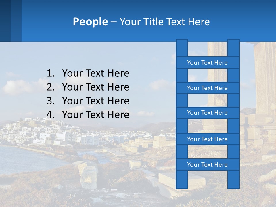 Ocean Sand Beach PowerPoint Template