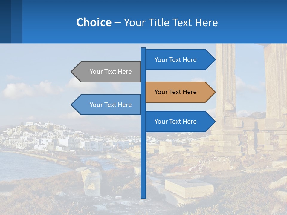 Ocean Sand Beach PowerPoint Template