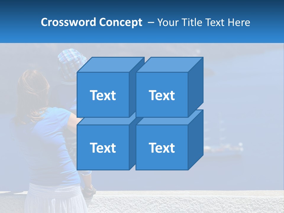 Wellness Old Woman PowerPoint Template