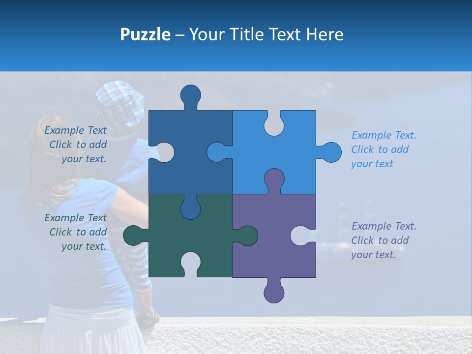 Wellness Old Woman PowerPoint Template