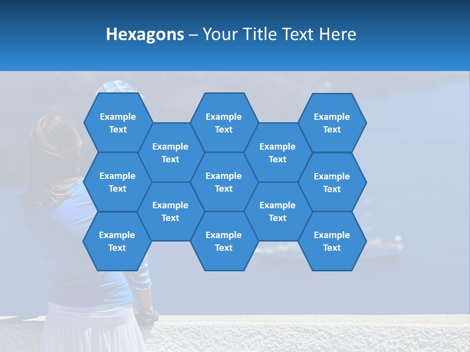 Wellness Old Woman PowerPoint Template