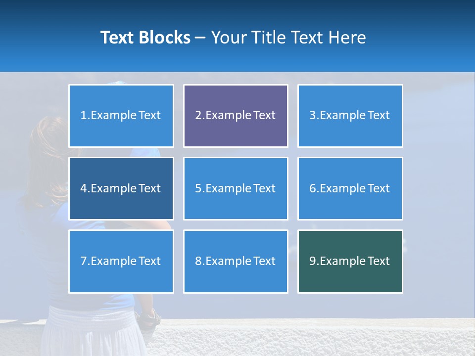 Wellness Old Woman PowerPoint Template